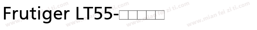 Frutiger LT55字体转换